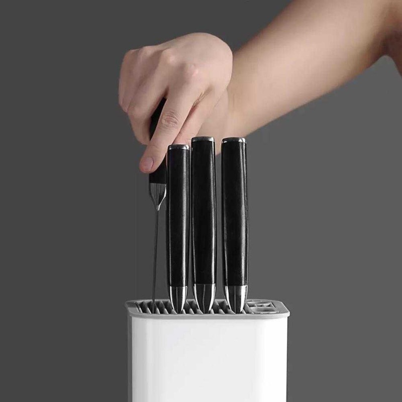 Tempat Pisau Dapur Rak Dudukan Stand Tool Knife Holder Organizer