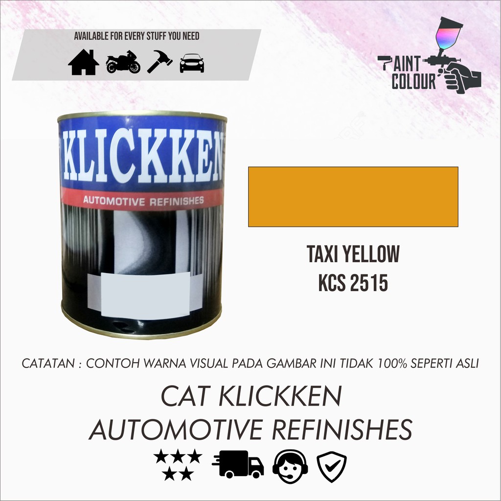 Cat Klickken Automotive Refinishes - Taxi Yellow KCS 2515