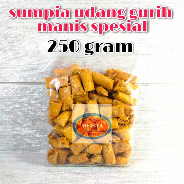 

54ekh Sumpia Udang Ebi Murah Terlaris 100 Gr - Manis, 100 Gram 60J