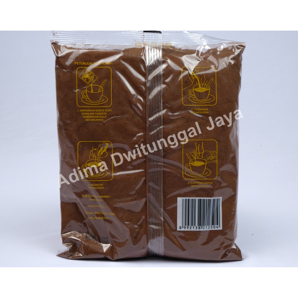 Kopi Bali Bubuk Cap Kupu-Kupu Bola Dunia 250 gr