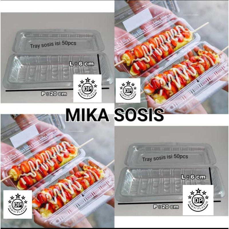 Mika Sosis Tray Sosis Mika Hotdog Tray Hotdog Isi 50pcs