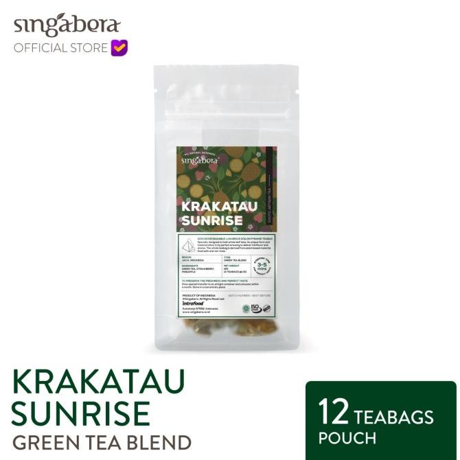 

[ COD ] Singabera Tea & Tisane Krakatau Sunrise Fruity blend 12 teabag SPECIAL Kode 39