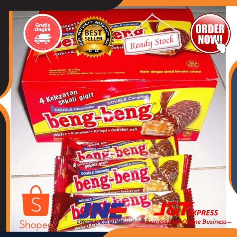 

BengBeng Coklat Caramel Box (Beng Beng) Isi 17pcs Beng Beng 1 dus Beng Beng Dus Cemilan BengBeng