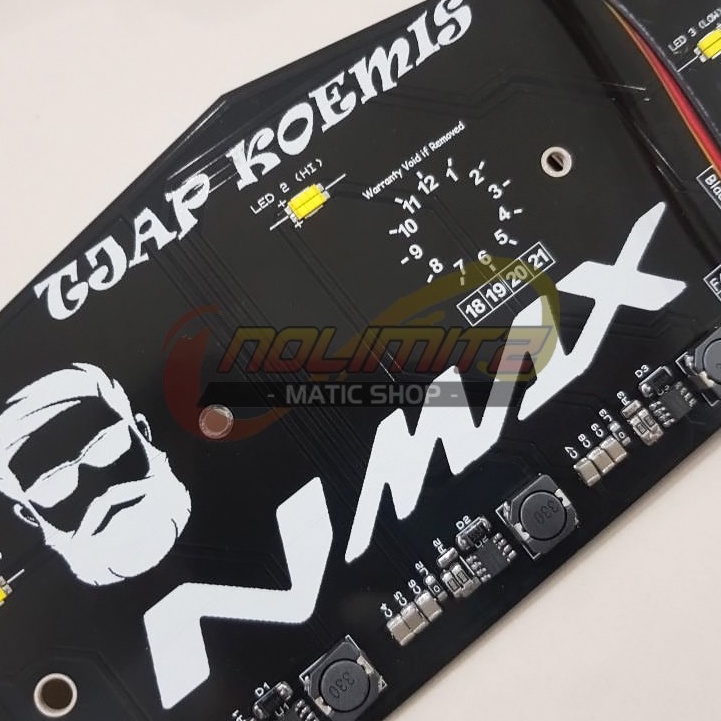 Upgrade Headlamp PCB Lampu Utama 60 Watt Yamaha NMAX OLD