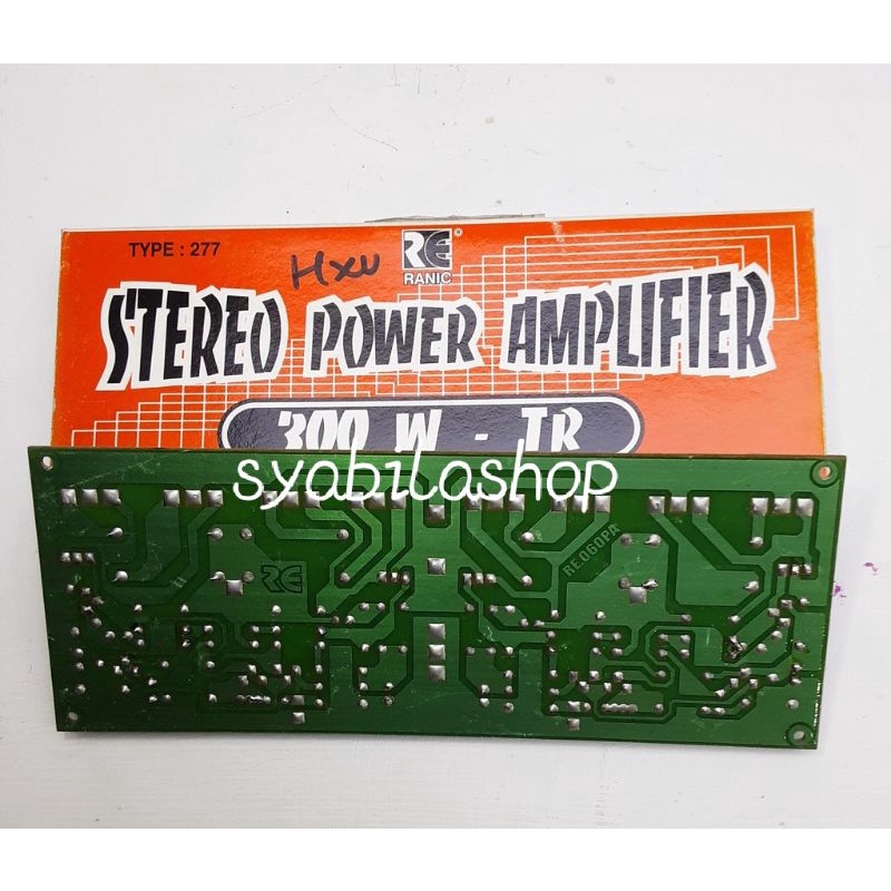 KIT DRIVER POWER AMPLIFIER STEREO 300WATT 8 TR RANIC