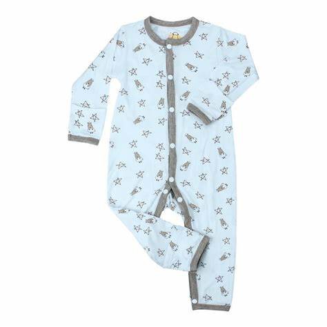 BBS Bamboo Romper Blue Small Star