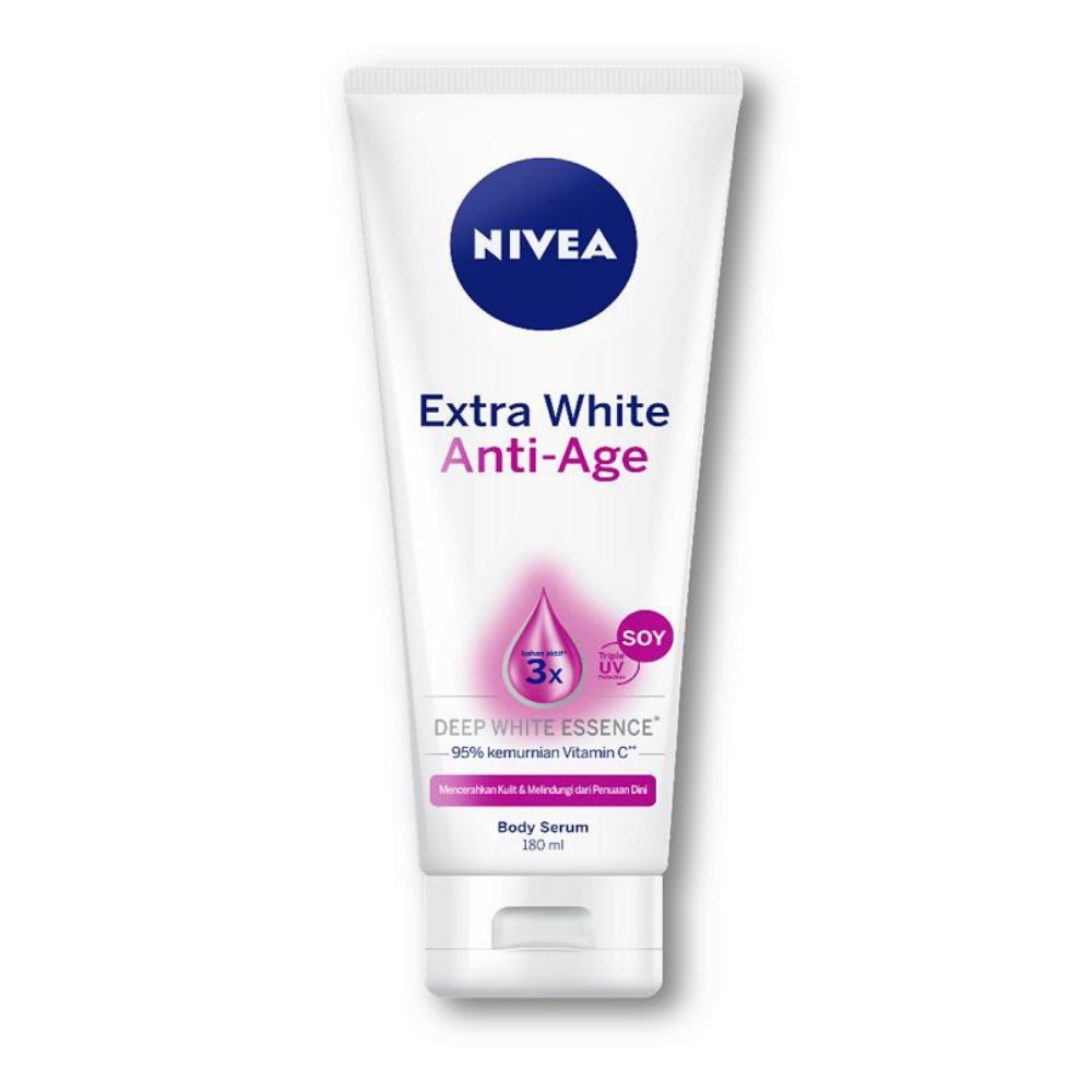 NIVEA Body Serum Extra White | Night | Repair Care Protect | Radiant | Glow | Hijab 180ml