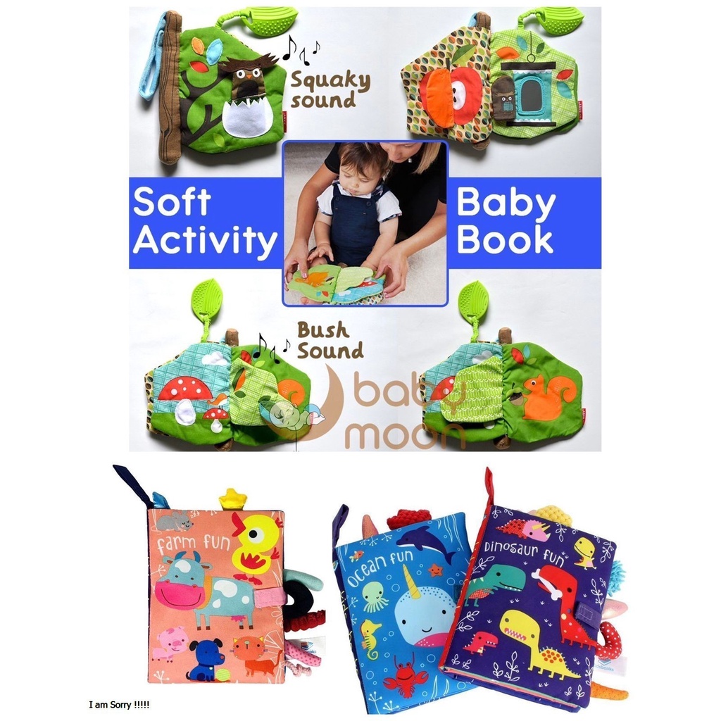 0TEETHER BOOK CARTER ACTIVITY BOOK BUKU BANTAL  SOFT BOOK BAYI GIGITAN BAYI BABY BOOK SOFTBOOK MURAH