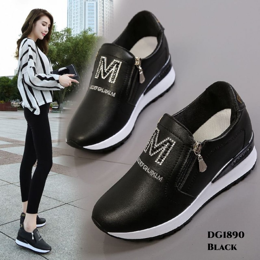 RESTOCK WYN SNEAKERS WEDGES FASHION KOREA DG1890