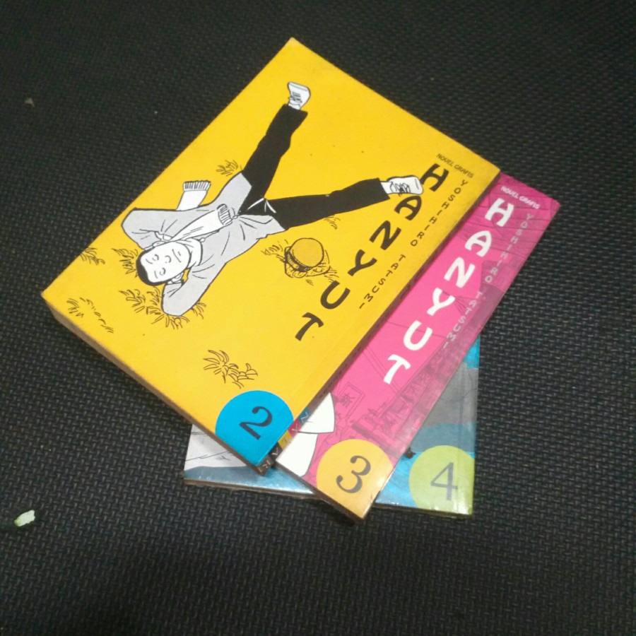 buku novel grafis hanyut 2,3,4