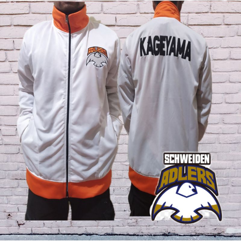 Jaket anime schweiden adlers haikyuu karasuno