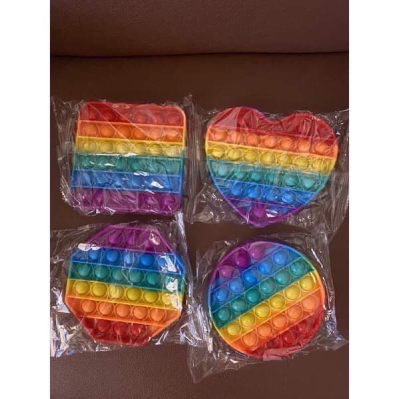 POP IT GROSIR PO RAINBOW PELANGI BESAR KOTAK LOVE DLL