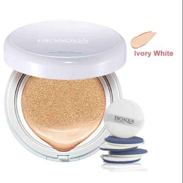 02 IVORY WHITE - Box Orange Bioaqua BB Cream Air Cushion