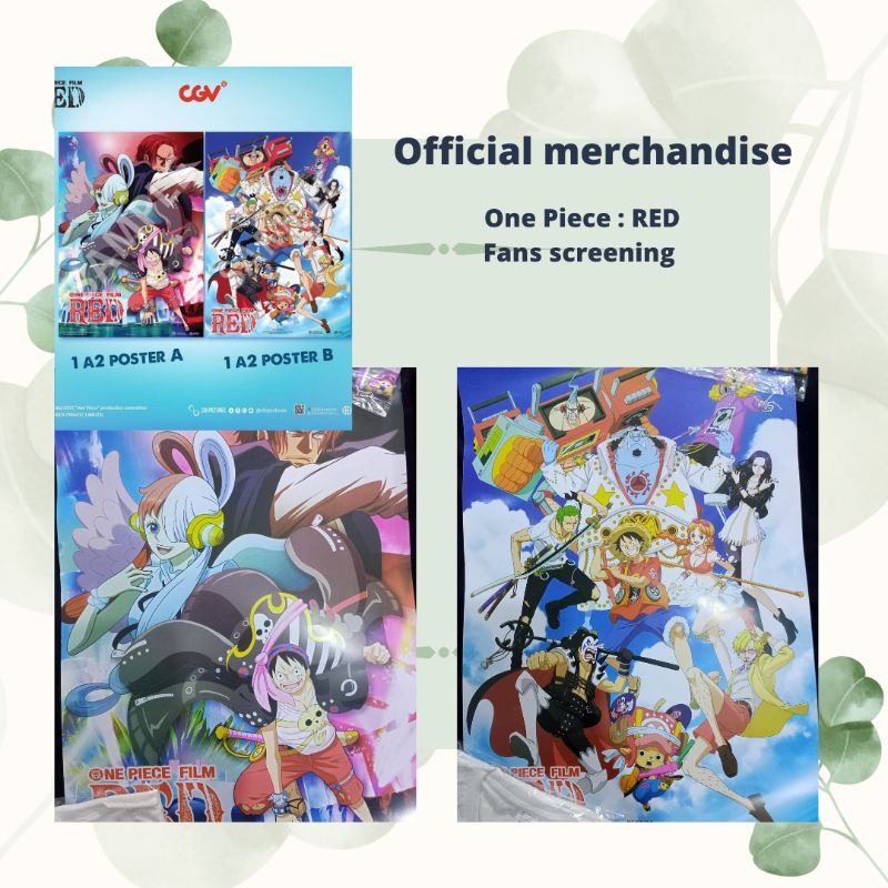 Official merchandise One Piece Red Poster