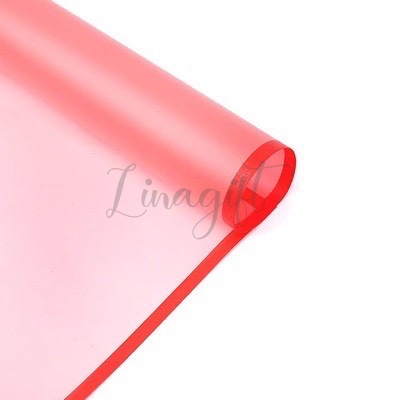 ( 5 Lembar ) TRANSLUCENT LINE EDGE - FLOWER WRAPPING PAPER EDGE MATTE TRANSLUCENT BORDER KERTAS BUNGA / BUKET / PLASTIC CELLOPHANE