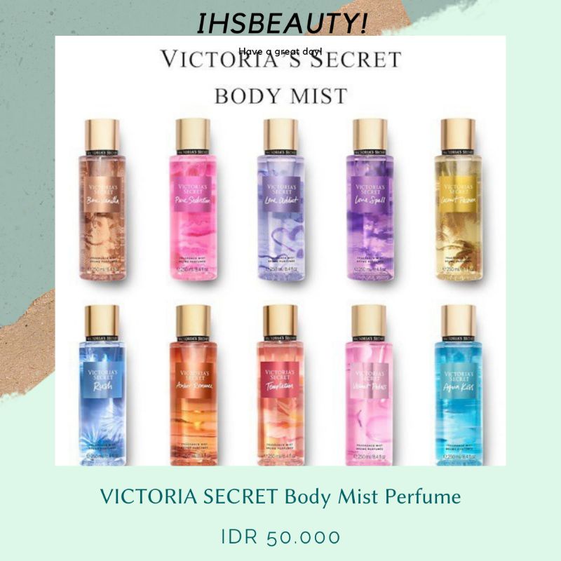 VICTORIA SECRET Body Mist Perfume Parfum Fragrance Mist