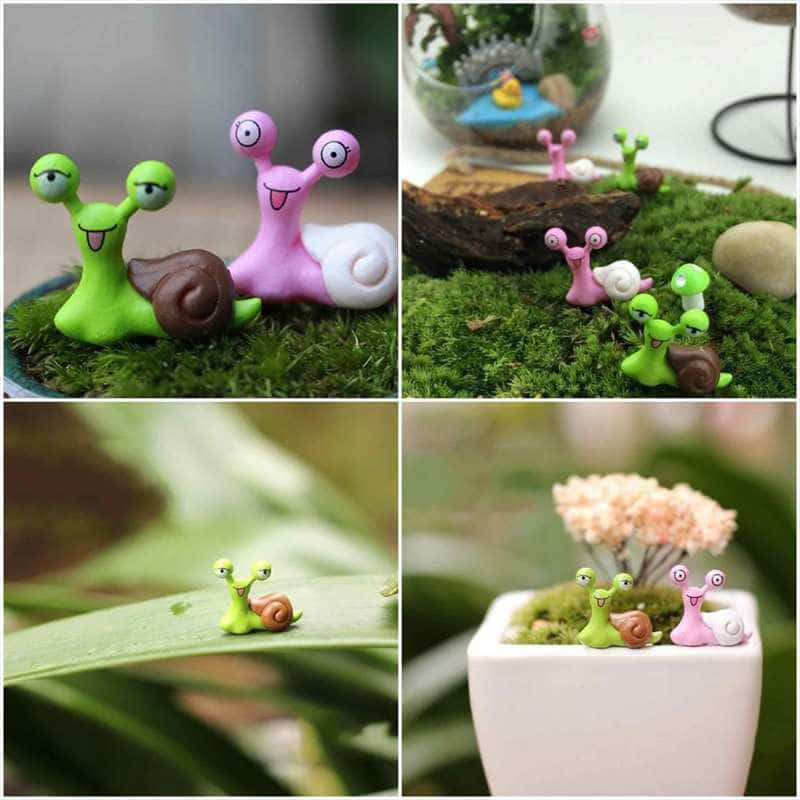 Miniatures - Terrariums - Fairy Garden - Animal_Snail (1pc)