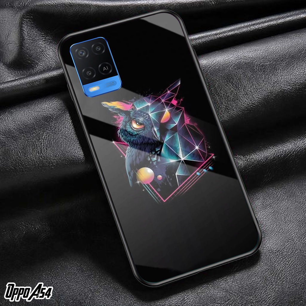 Case OPPO A54 - Casing OPPO A54 Terbaru 2021 [ MOTIF OWL ] AERO CASE - Silikon Hp OPPO A54 - Case Hp