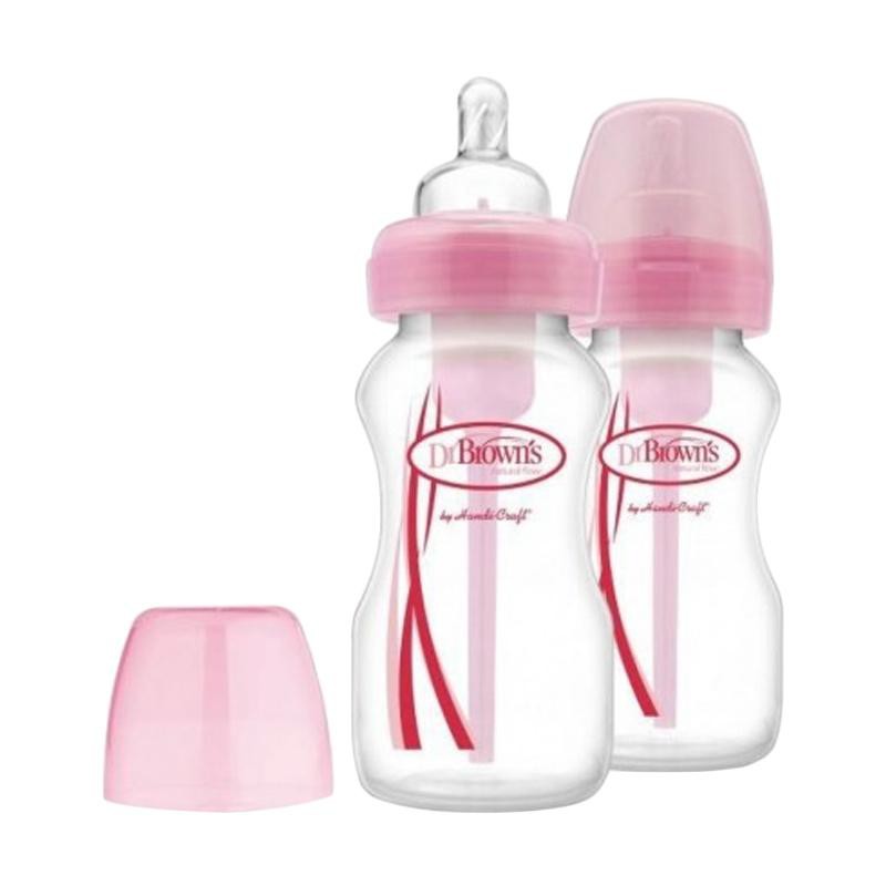 Dr. Brown's PP Option Wide Neck Bottle 2 Pack 270ml (Ready Pilihan Warna)