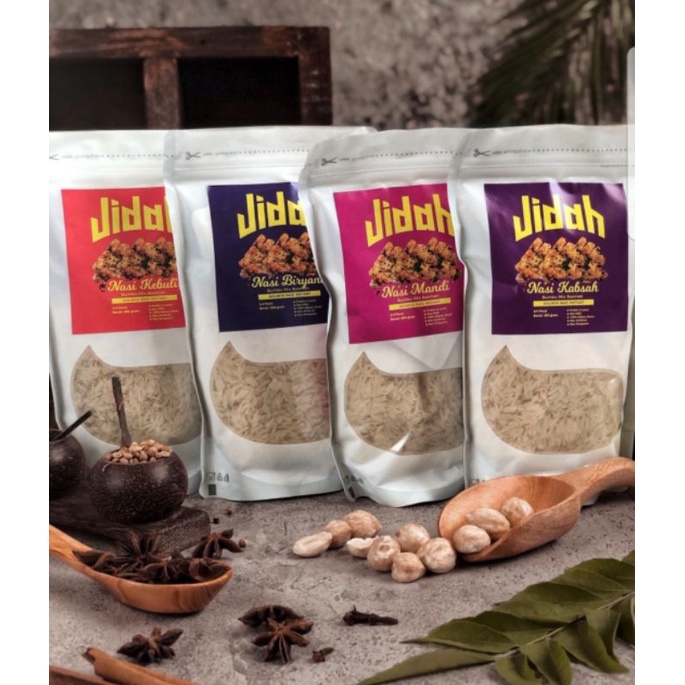 

Beras Basmati plus Bumbu Rempah Instan Kabsah Kebuli Briyani Mandhi 300 Gram