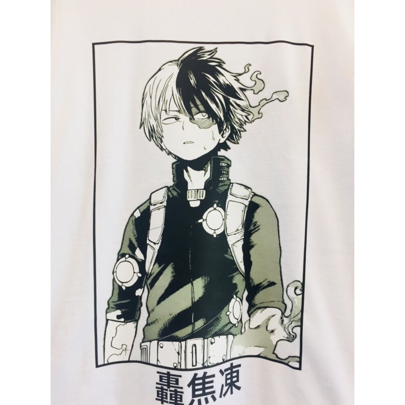 Tshirt Todoroki Shoto Lineart My Hero Academia