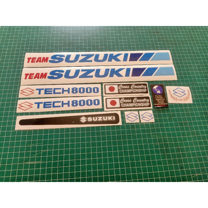 stiker sepeda Suzuki tech 8000