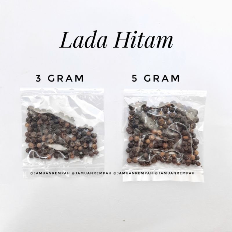 

Lada Hitam Butir Ecer / Black Pepper