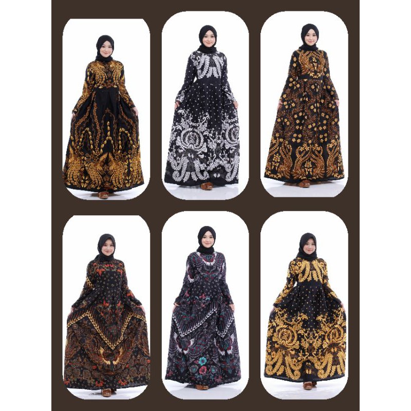 GAMIS BATIK SANIA RUFFEL II GAMIS BATIK PEKALONGAN