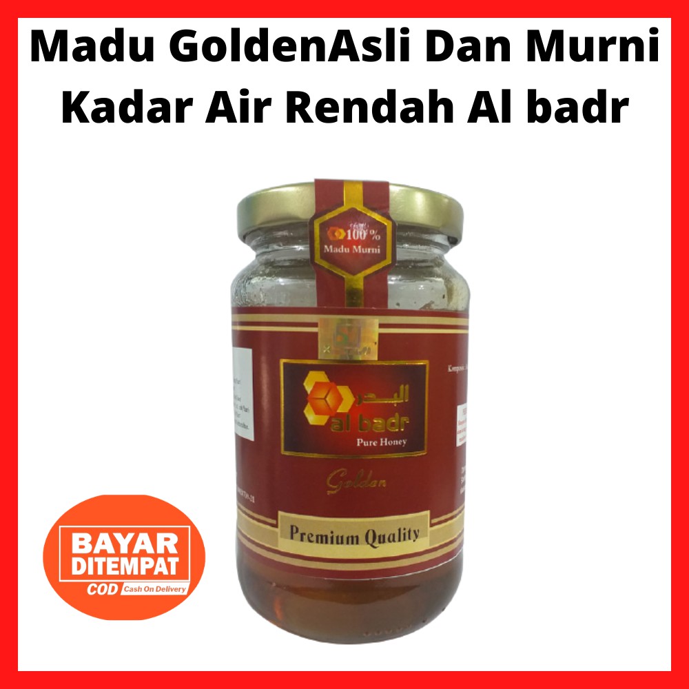 

Madu Murni Golden Al Badr 400gr Membantu Memelihara Daya Tahan Tubuh Dan Suplemen Vitamin Pemulihan Pasca Sakit.