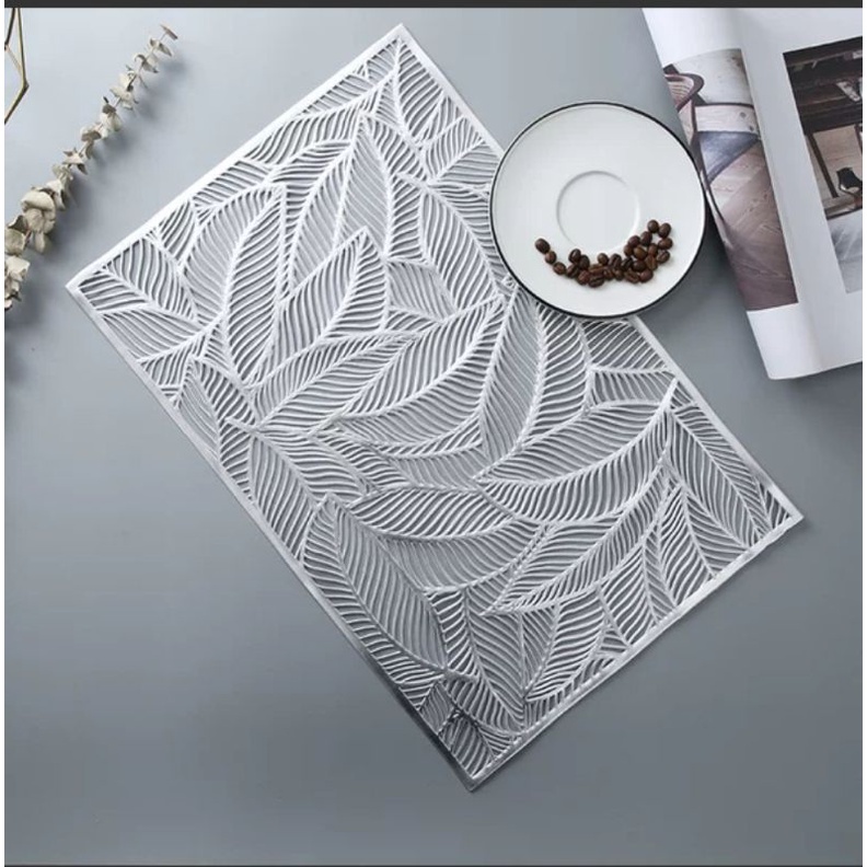 NEXXIO PVC Waterproof Placemat / Tatakan Alas Piring Meja Makan Tahan Anti Panas / Tatakan Piring High Quality