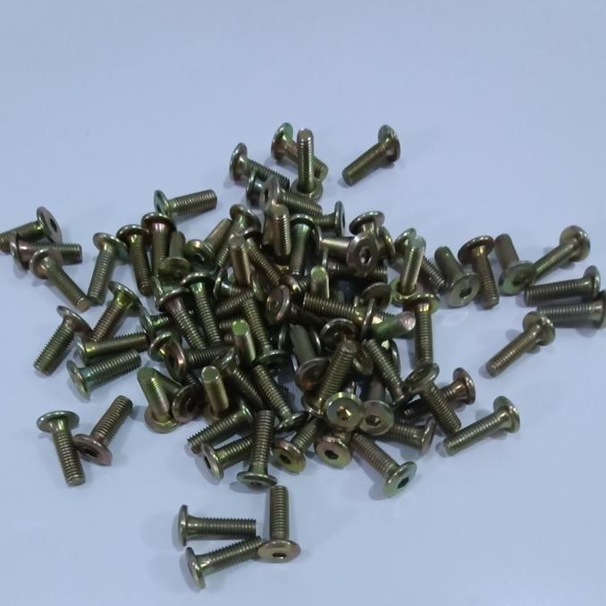 Baut Jcbc M6 X 20 Isi 100 Pcs