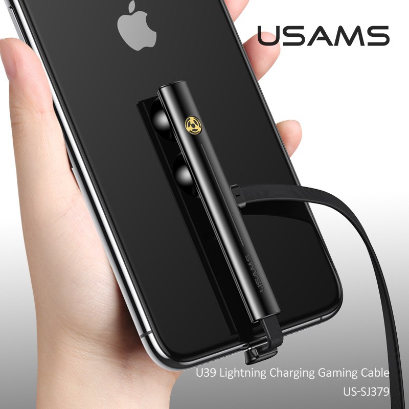 Kabel data gaming lightning USAMS U39 Lightning Sucker Mobile Games Charging Cable