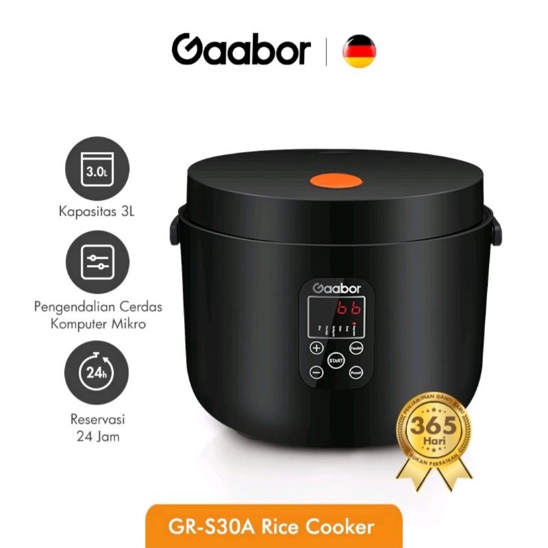 Magicom Gaabor Rice Cooker 1,2 L Penanak Nasi 3-4 Porsi Alat Masak Nasi Smart Micro Processor
