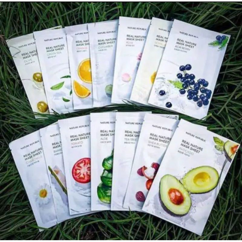 NATURE REPUBLIC Real Nature Mask Sheet - Nature Republic Sheet Mask