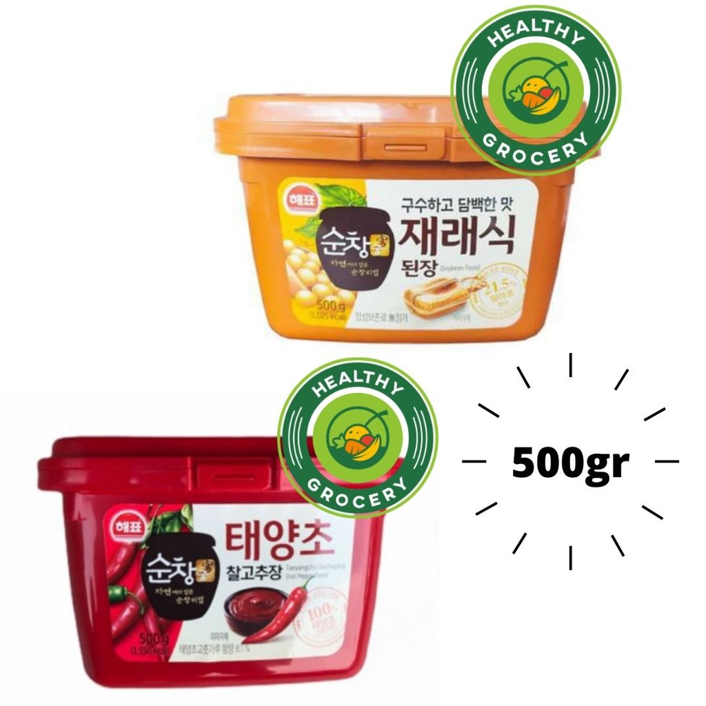 Sajo Gochujang Hot Pepper Paste 500gr / Soybean Paste 500gr