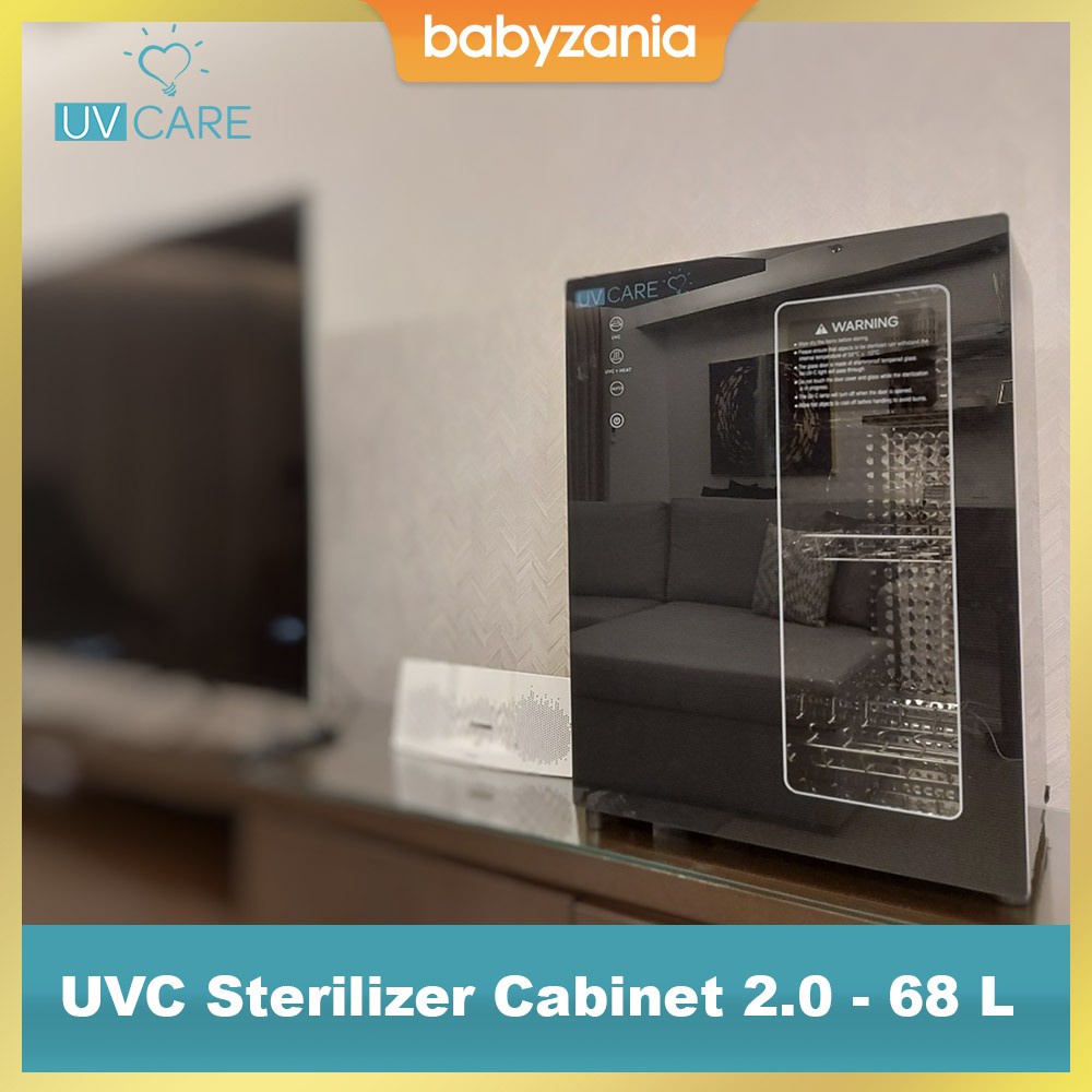 UV Care UVC Sterilizer Sterilizing Cabinet - Black