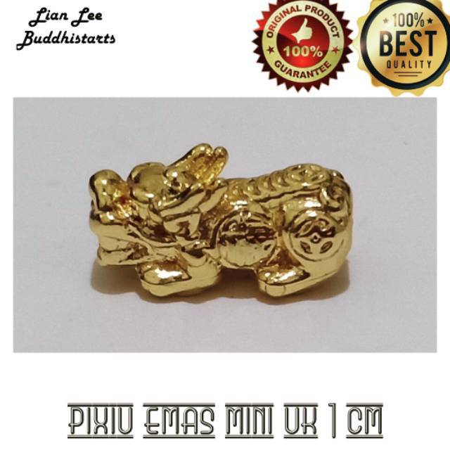 Pixiu emas mini utk cincin