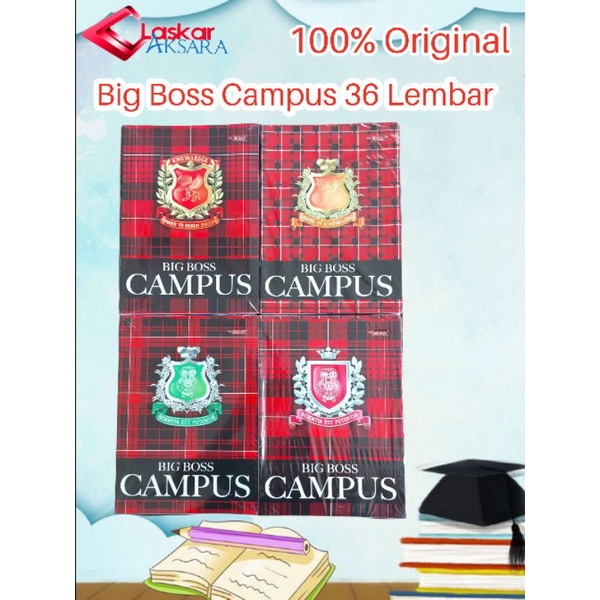 

Buku Tulis Big Boss Campus 36 Lembar / Buku Boxy / Buku Campus