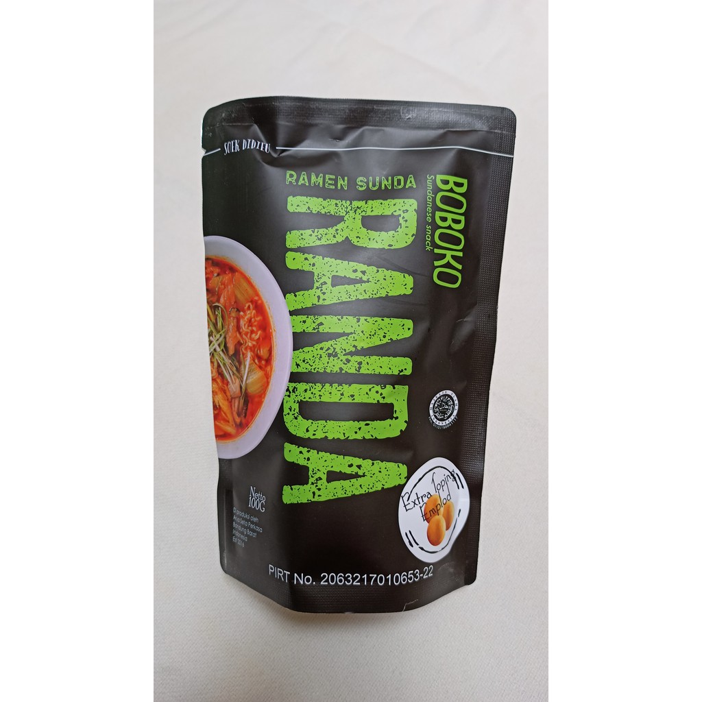 

Ramen sunda (Randa) topping emplod