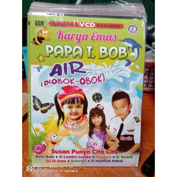 Kaset Vcd Original karya emas papa t.bob diobok -obok