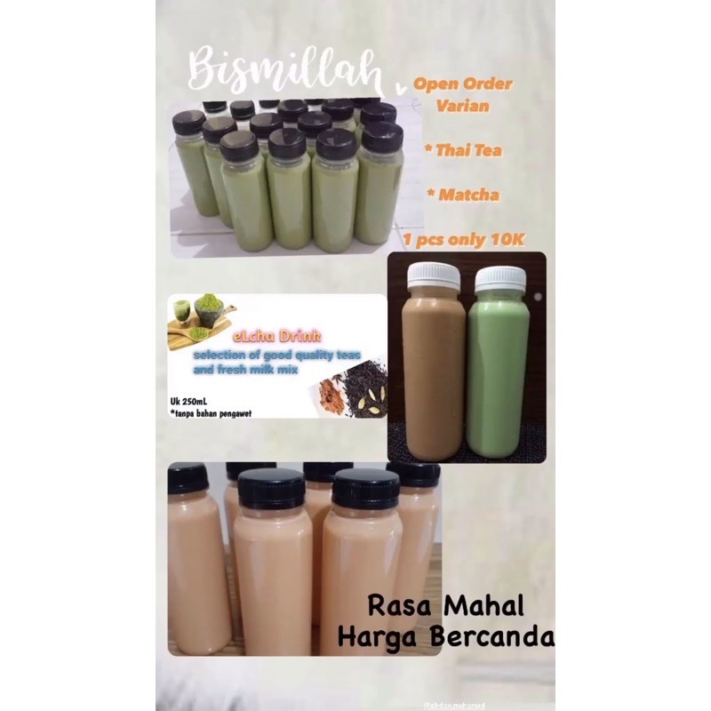 

Thai Tea dan Matcha