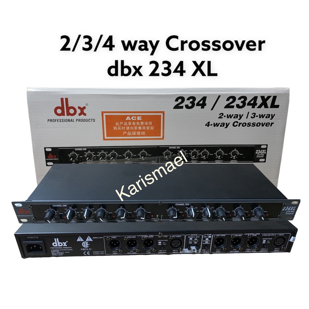 Crossover DBX 234XL/234 XL crossover audio