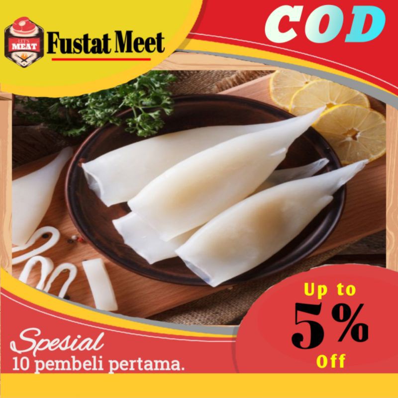 SPESIAL cumi cumi ring cumi ring frozen cumi frozen seafood frozen makanan frozen food bandung murah