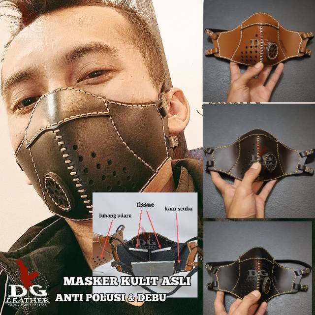 MASKER KULIT ASLI TERBARU - MASKER 3 MODEL