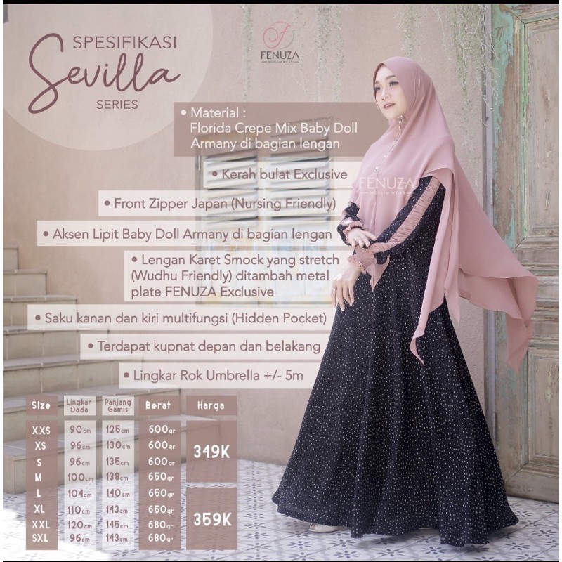 ❌ SOLD ❌ Sevilla Syari by Fenuza