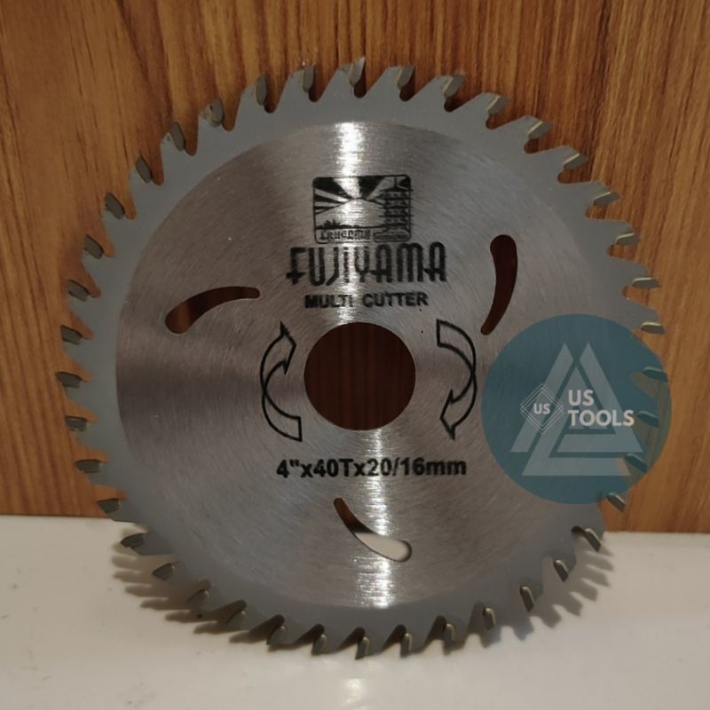 Multi Cutter FUJIYAMA TCT Sawblade 4x40T / Saw Blade 4 inch geraji kayu dan aluminium