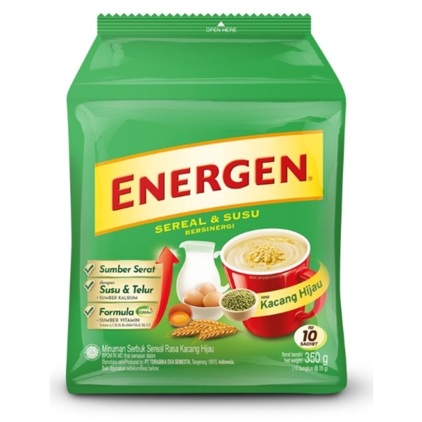 

Energen Sereal Kacang ijo 10 x 31Gr