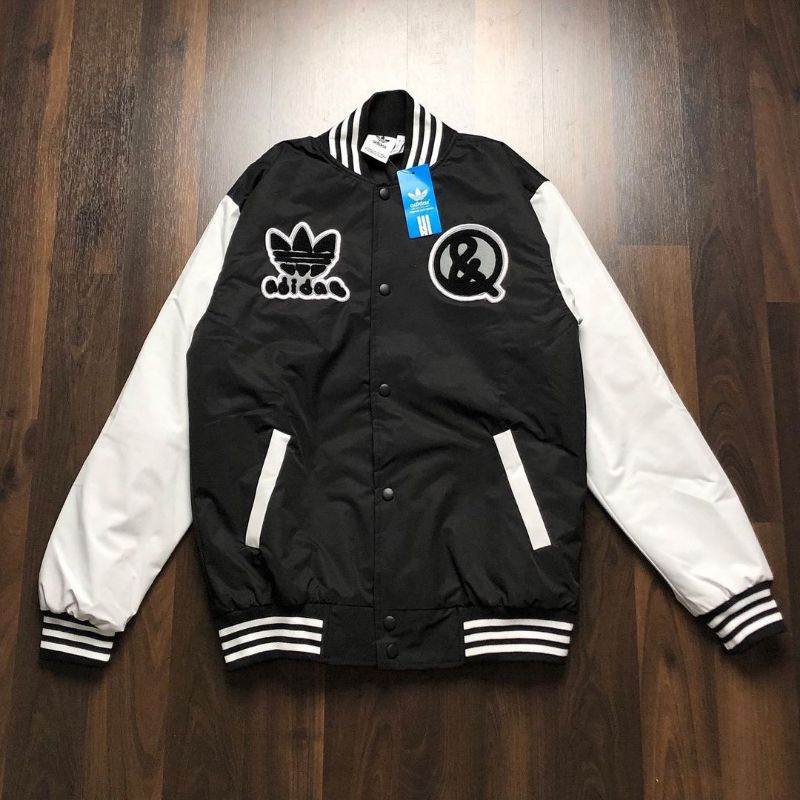 JAKET BOMBER VARSITY ADIDAS HIGH QUALITY CASUAL HYPE FASHION PRIA