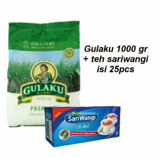 

Bundling Gulaku 1 Kg + Teh Sariwangi isi 25 Pcs