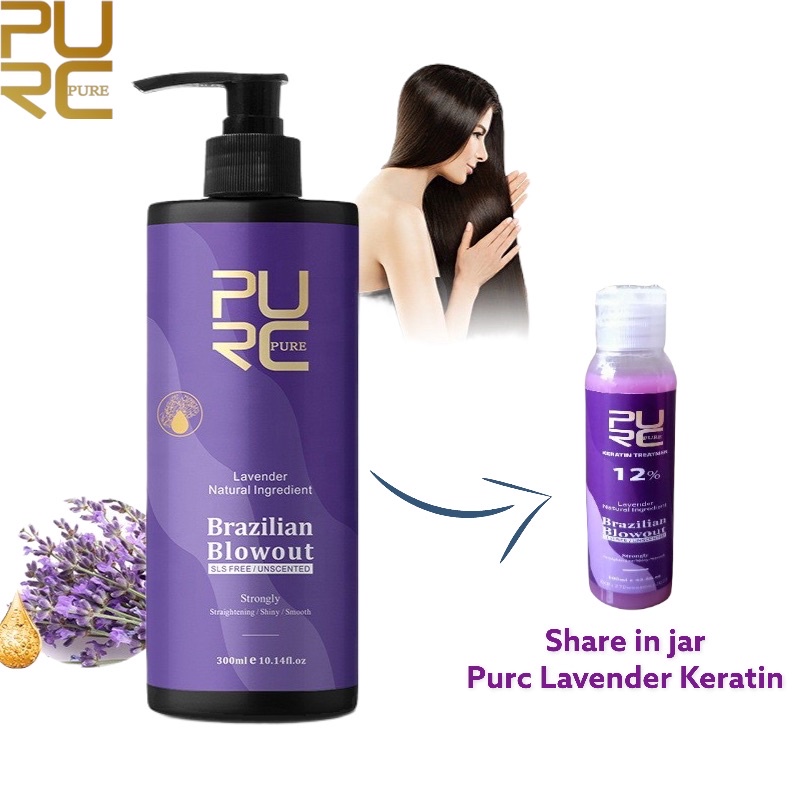 100ml PURE Kerafill keratin keratine treatment rambut rusak/smoothing khusus rambut rusak  PURC AMBROSIO KERATIN STRAIGHT / SMOOTHING RAMBUT BRAZILIAN